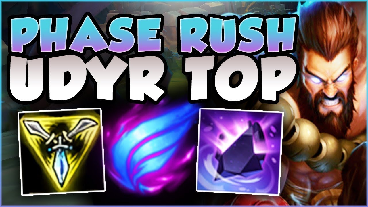 OPENING THE GATES WITH PHASE RUSH ON UDYR??? TRICK2G WANNABE? UDYR SEASON 8 TOP! - League of Legends