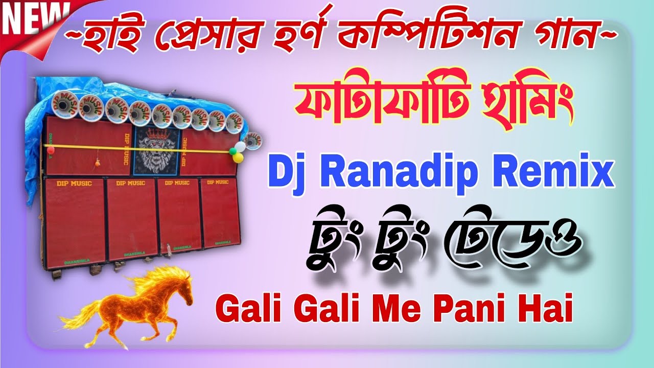 Dj Dinu Vai Style Humming Vibration Mix / Gali_Gali_Me_Pani_Hai / Dj Ranadip Remix