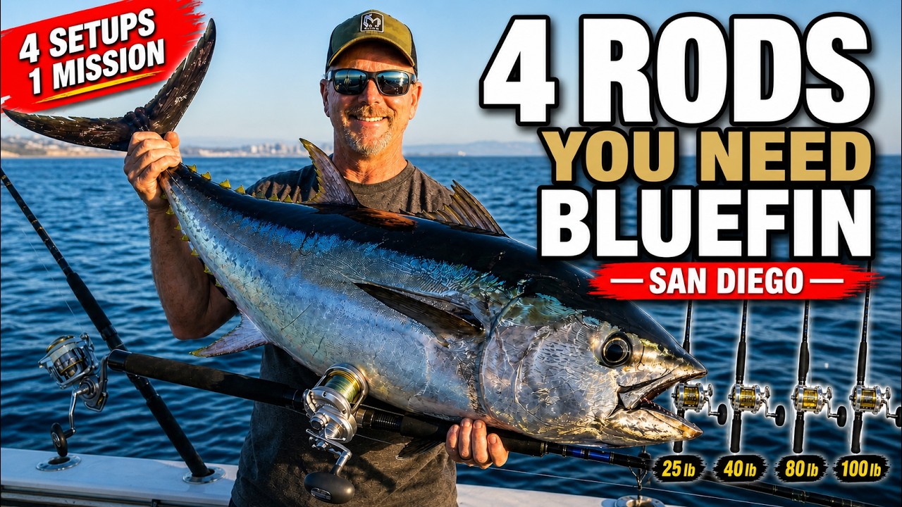 Bluefin Tuna Rods and Reels: San Diego Sportfishing