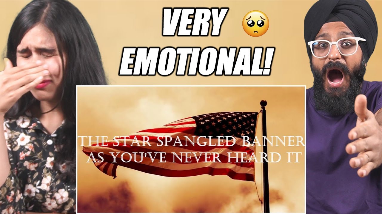INDIAN GIRL Reacts to The Star Spangled Banner As You've Never Heard It! (EMOTIONAL)
