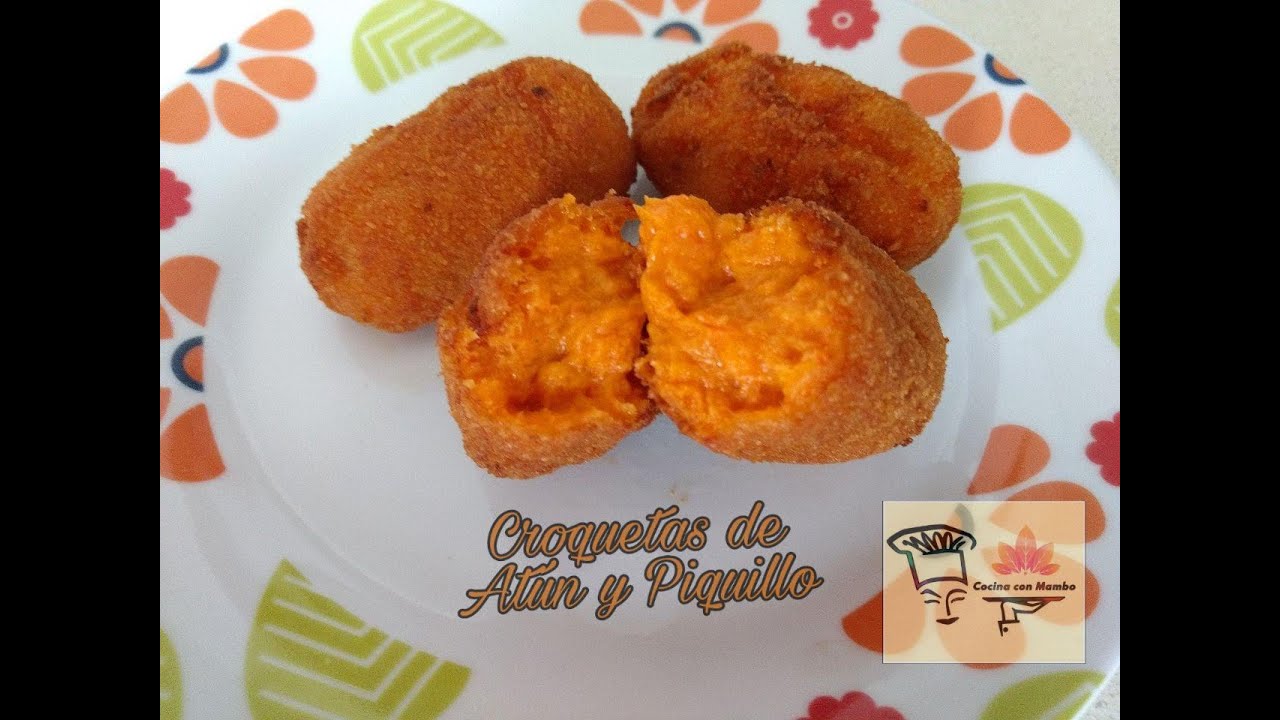 RECETA MAMBO, Croquetas de Atún y Piquillo. Robot de Cocina Cecotec.