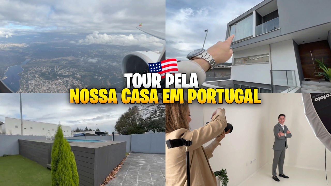 VOLTEI À CASA QUE CONQUISTAMOS EM PORTUGAL 🇵🇹 | TOUR COMPLETO