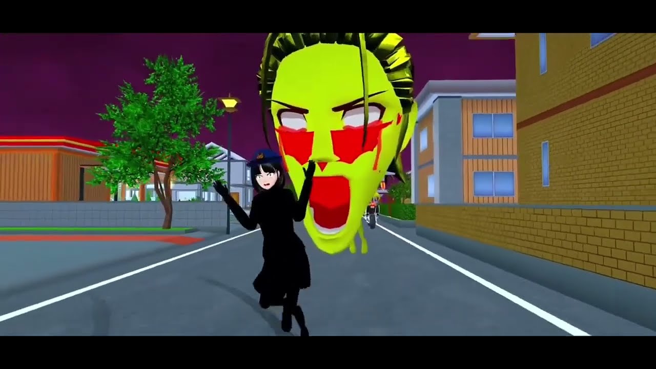 MIO SYOK I SAKURA SCHOOL THRILLER ACTION 🔥👹#sakuraschoolsimulator #sss #sakura 