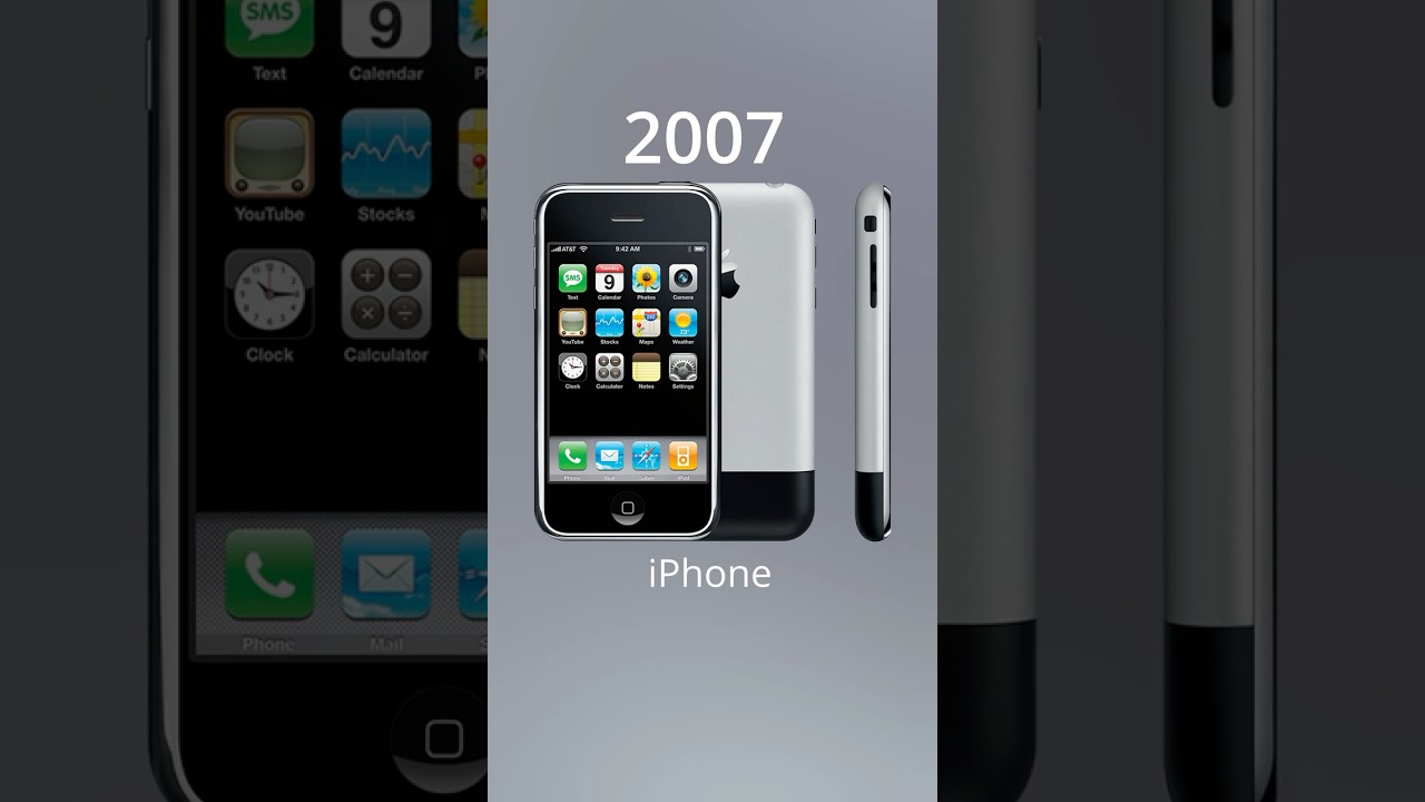 iPhone Evolution 2007 - 2025