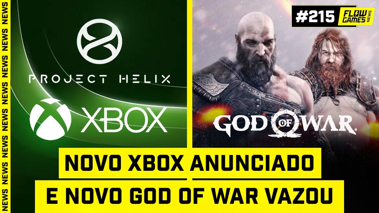 NOVO XBOX ANUNCIADO e NOVO GOD OF WAR VAZOU! - #FGN #215