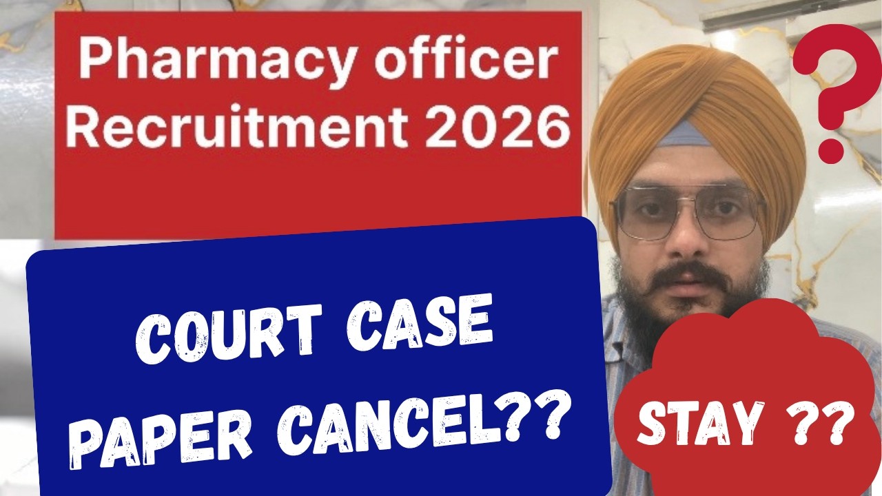 🚨 Pharmacy Officer 454 Posts Case | High Court BIG Order Explained | Result Stop or Not?