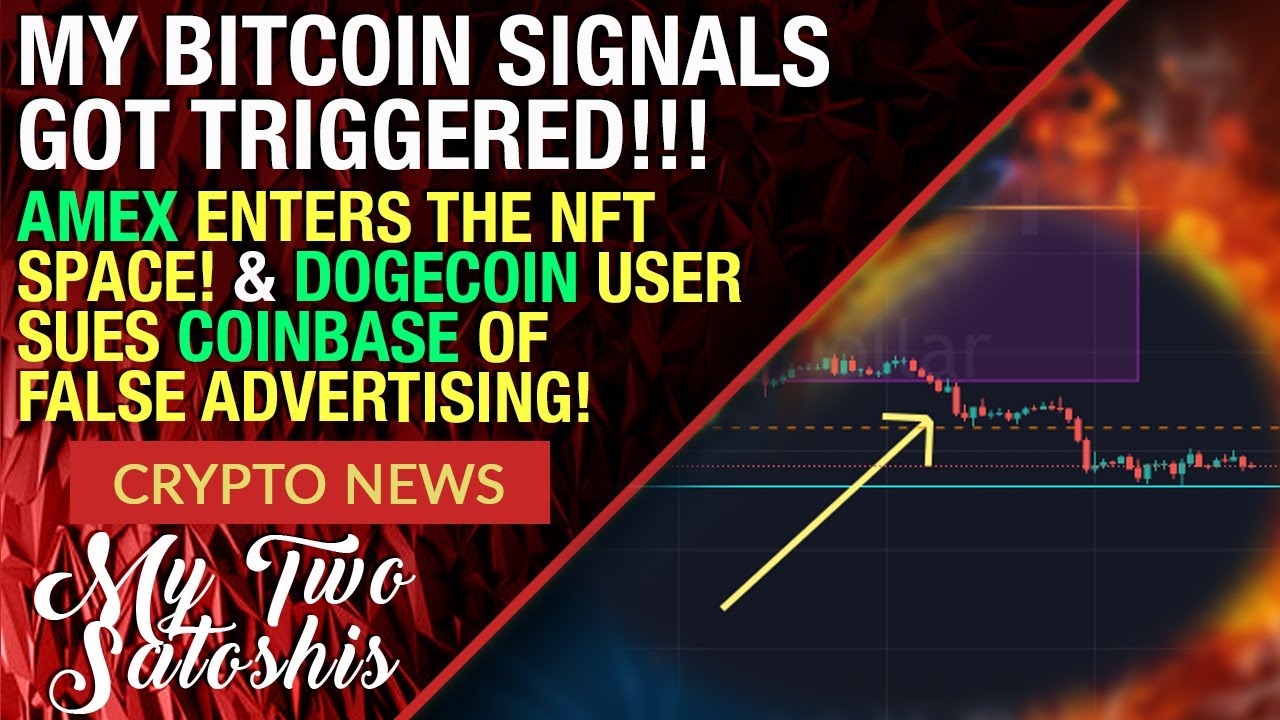 Crypto News: Bitcoin Signals Triggered | AMEX Enters NFTs | DOGECOIN Fan Sues Coinbase