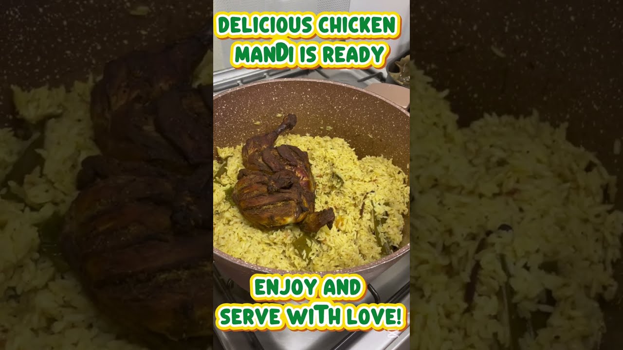 Easy Homemade Chicken Mandi | Arabic Style Rice Recipe #chicken #mandirice #arabic #easyrecipe