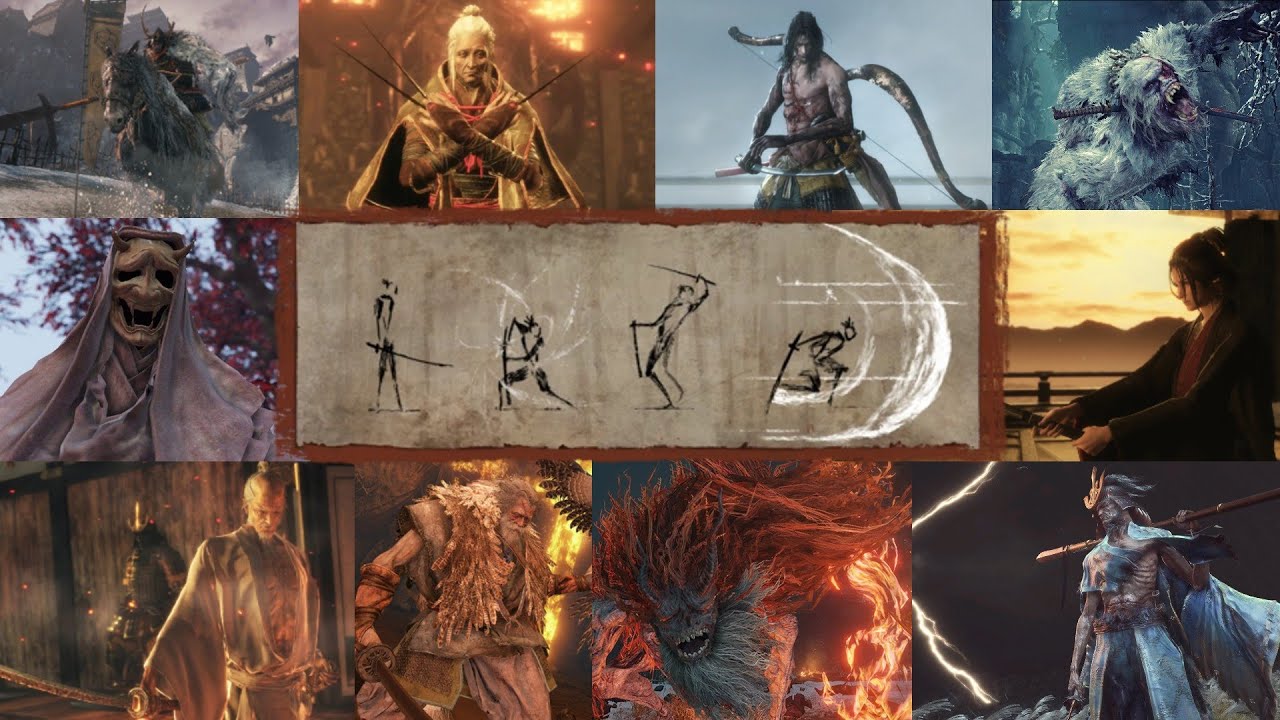 Sekiro - WRECKING bosses using Dragon Flash