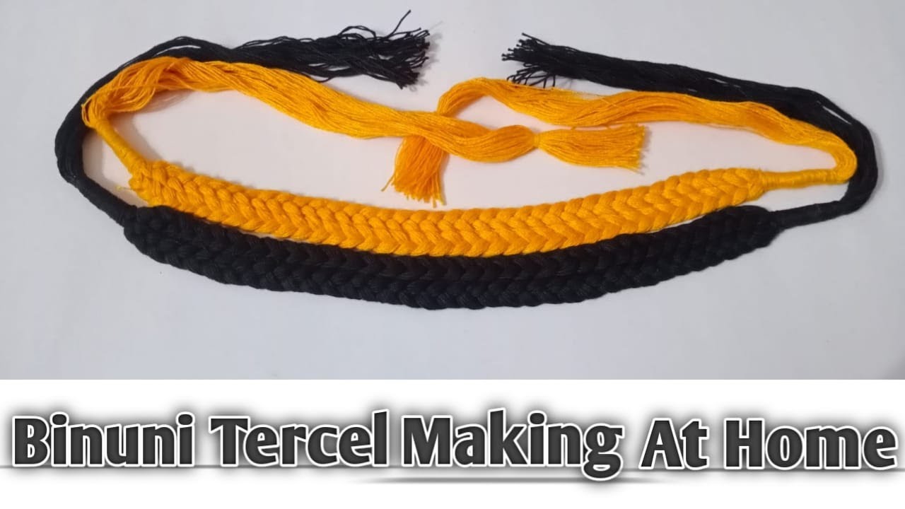 Binuni Tercel Making At Home || How To Make Necklace Beni Tercel Making || Diy Easily Binuni Tercel
