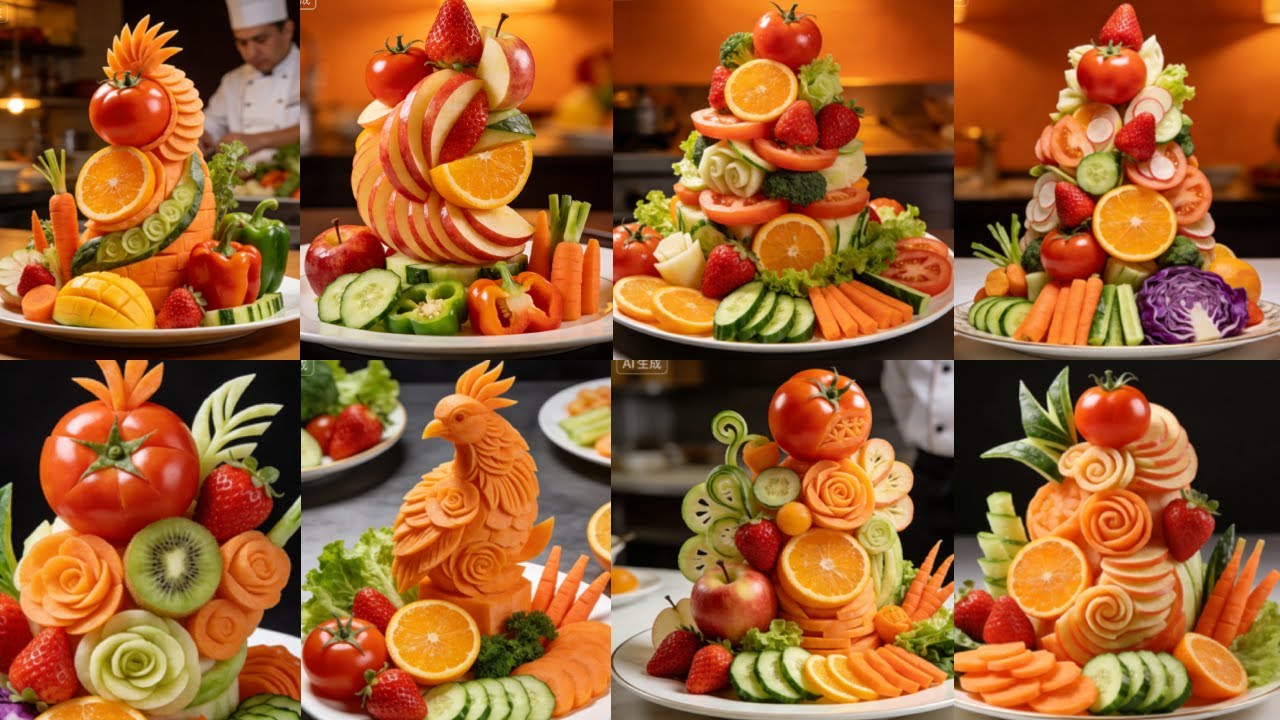 Transform Tomatoes into Exquisite Decorations!