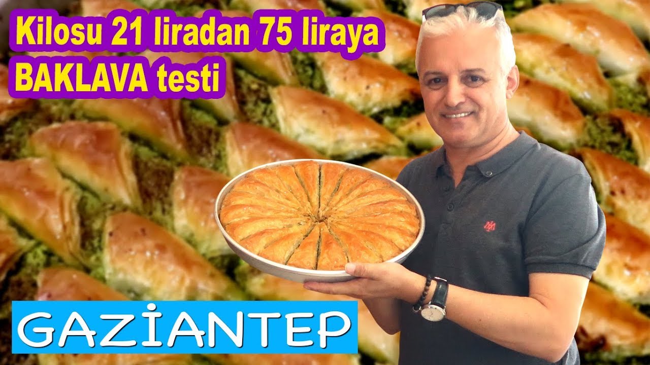 KİLOSU 21 LİRADAN 75 LİRAYA GAZİANTEP BAKLAVALARI | TEST ETTİM ONAYLADIM :)