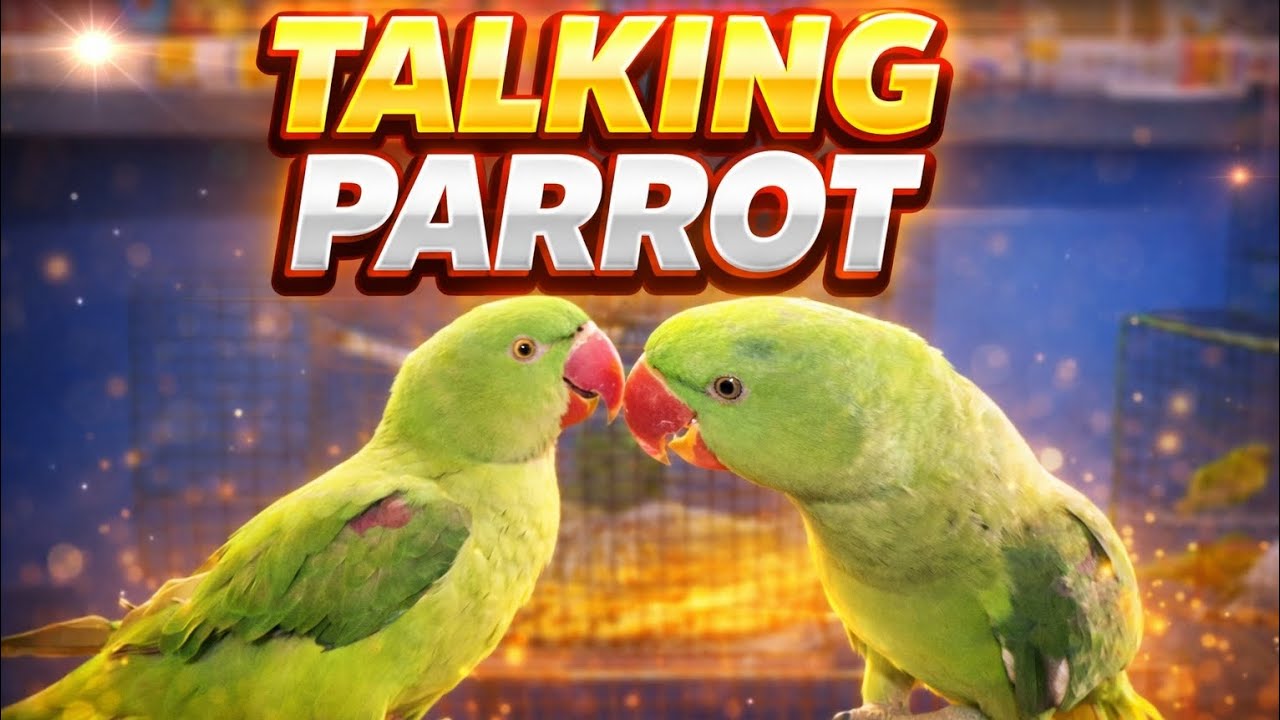 Talking parrot | Bolne wala Tota | Indian ringneck and Alexandrine parrot 🦜 