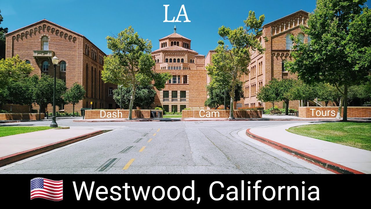 2020 Driving Tour of Westwood, California, home of UCLA [4K] Dash Cam Tours.