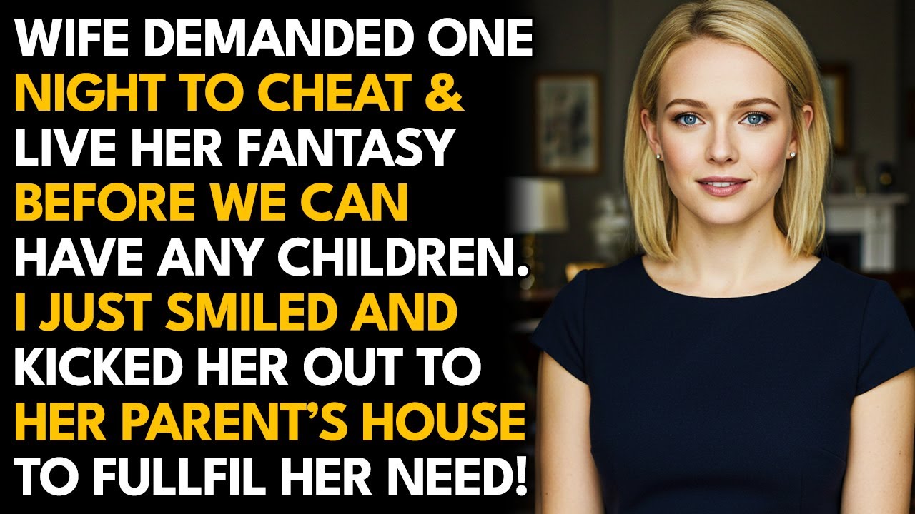 MY Cheating Wife Demanded One Night To Cheat So I Kicked Her Out! | Reddit Cheating Stories