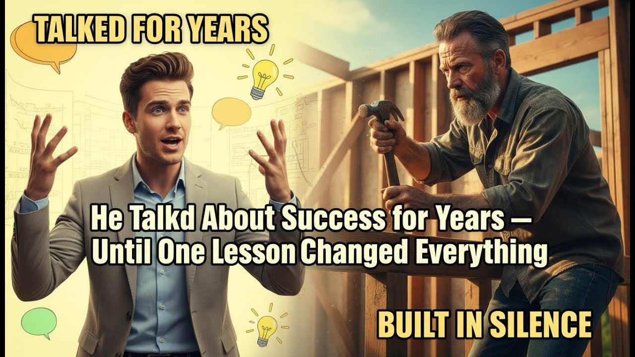 He Talked About Success for Years — Until One Lesson Changed Everything