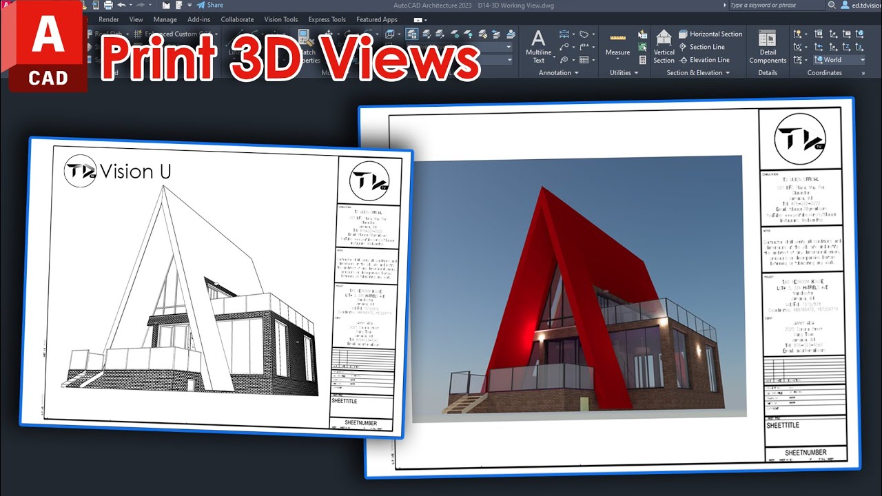 3D Views in AutoCAD 2026