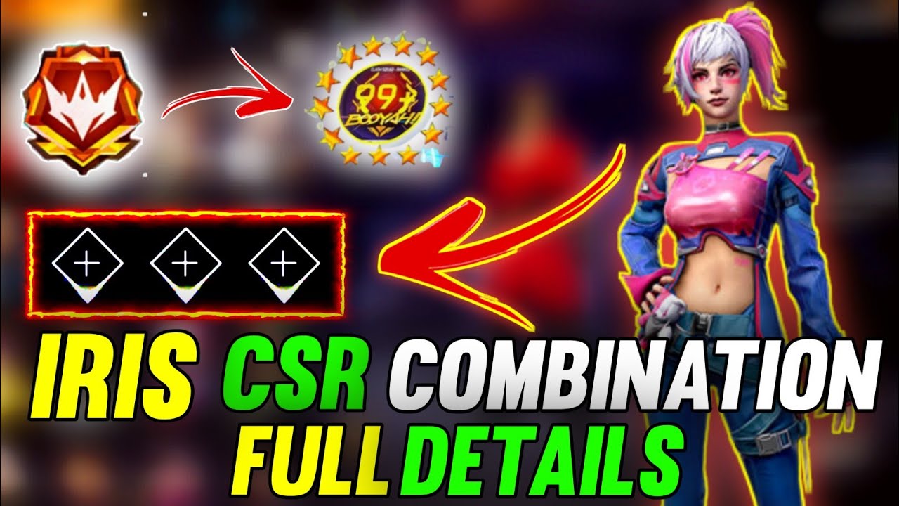 Iris character cs rank combination | Iris character combination in free fire | Banti sharma