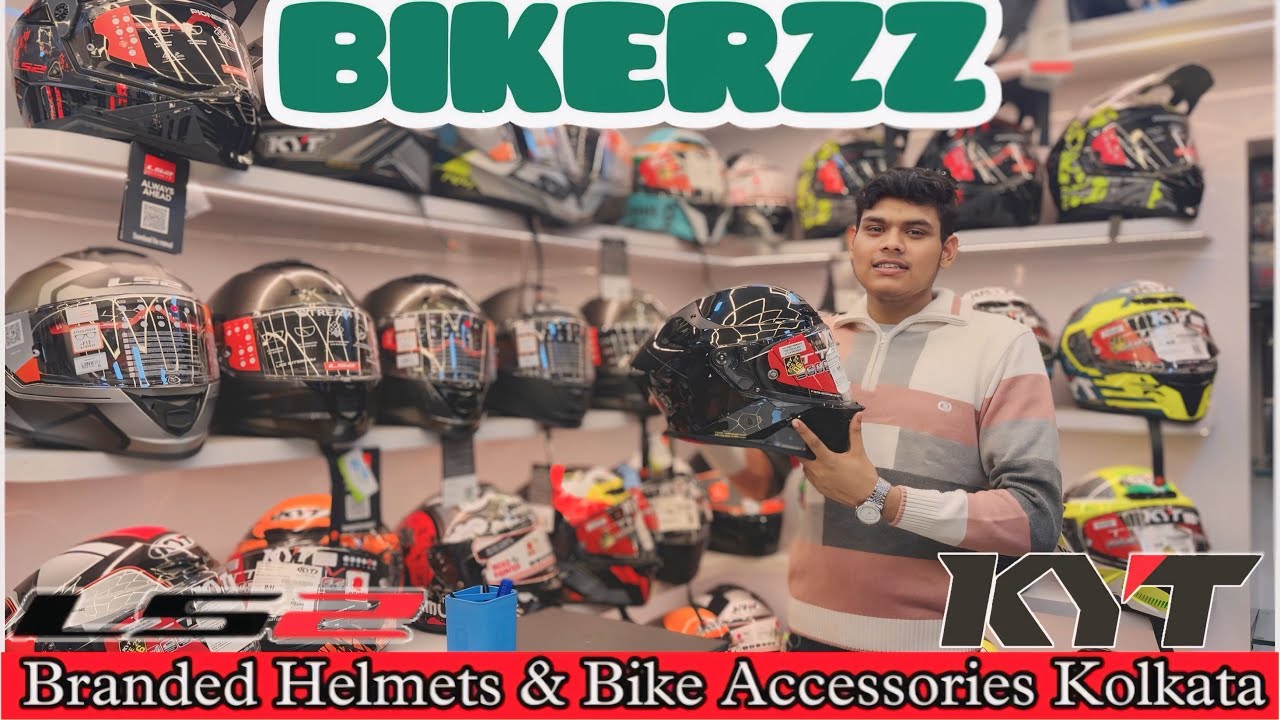 2025 BEST PREMIUM HELMET STORE IN KOLKATA | BIKERZZ | CHEAPEST RIDING JACKET STORE IN KOLKATA | KYT
