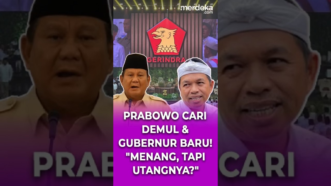 Dicari Prabowo! Dedi Mulyadi & Gubernur Baru: Menang Tapi Utang Banyak?
