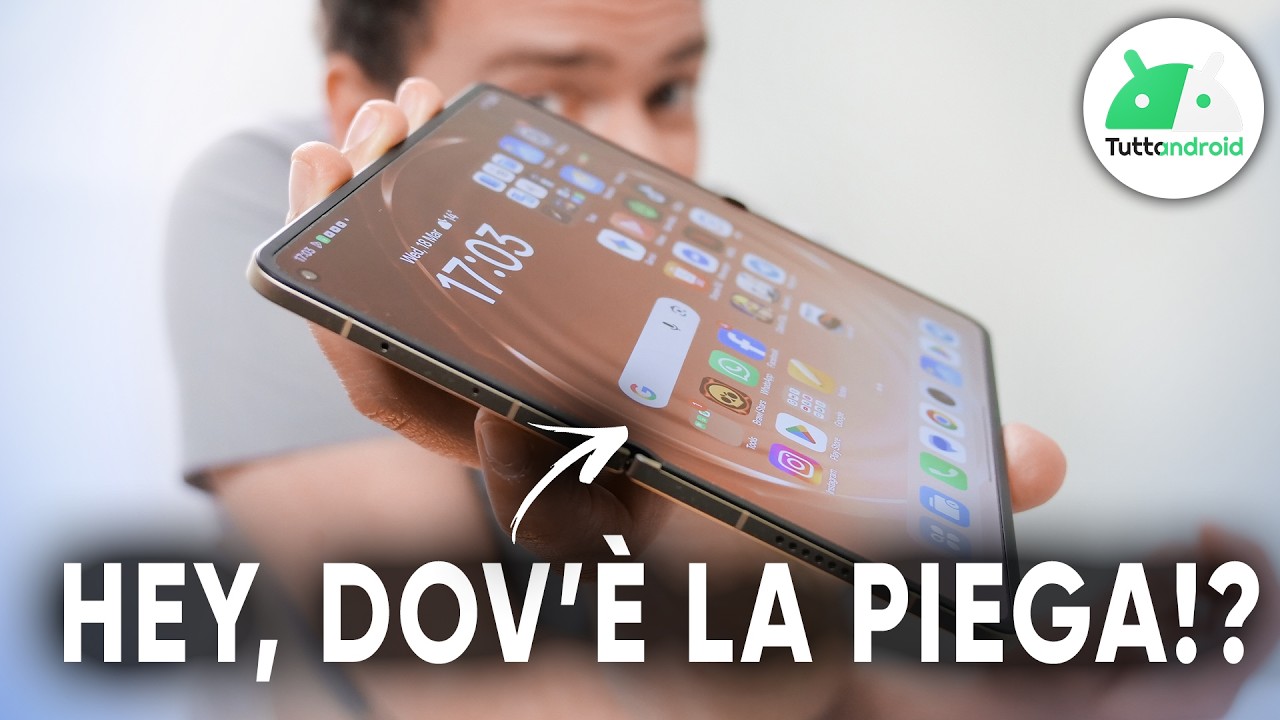 OPPO ha fatto un LAVORONE, qui la PIEGA SPARISCE (quasi). Recensione OPPO Find N6