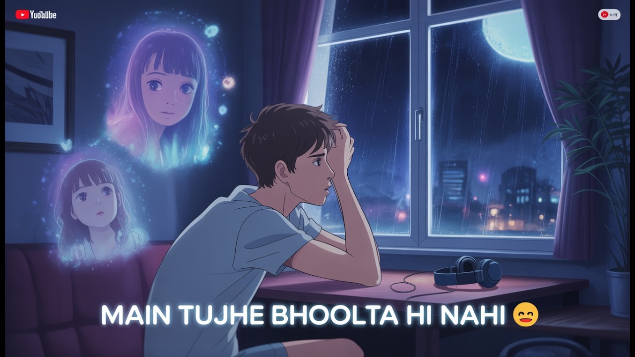 Main Tujhe Bhoolta Hi Nahi 💔 | Sad Hindi Lofi Song | Late Night Vibes