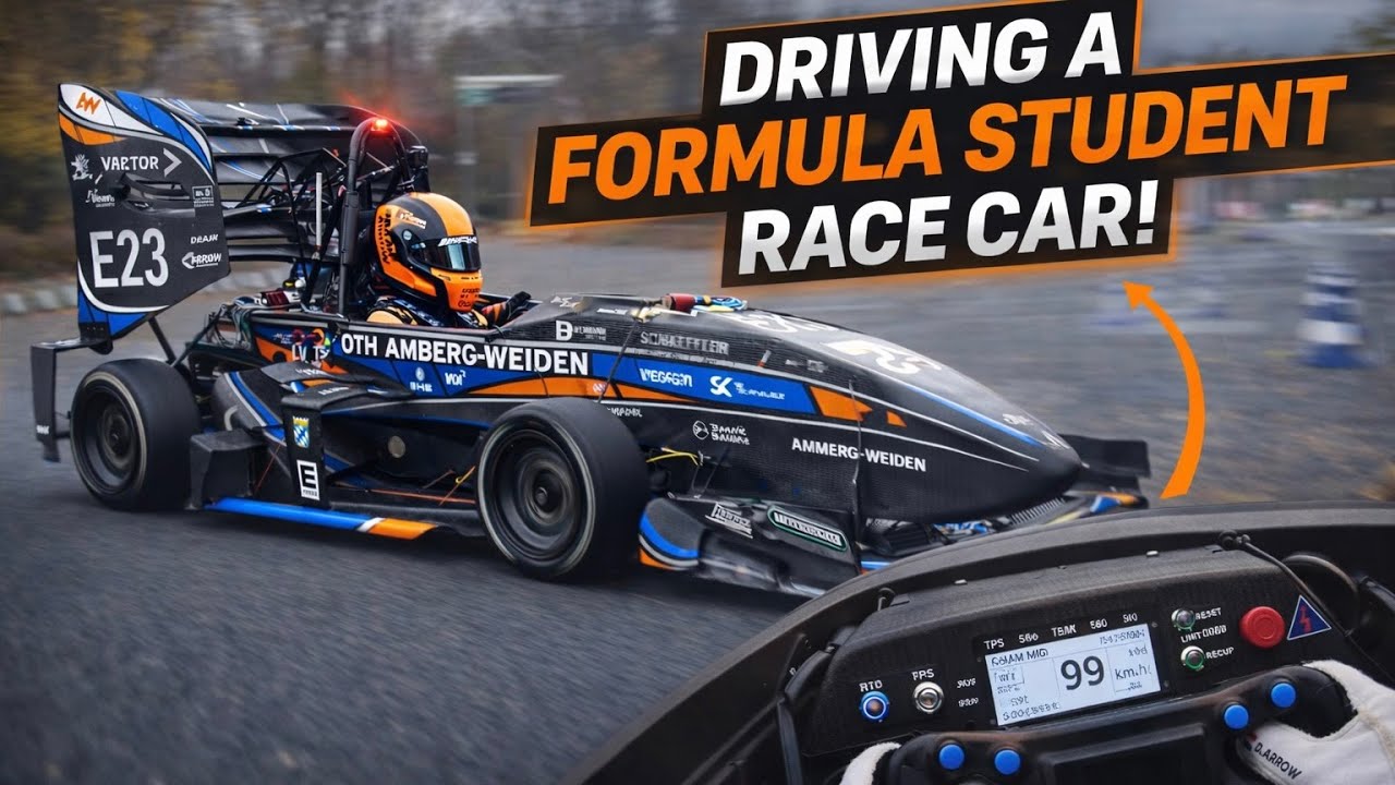 WILD! 1st ride in a Formula Student RACECAR! | 4K POV Onboard