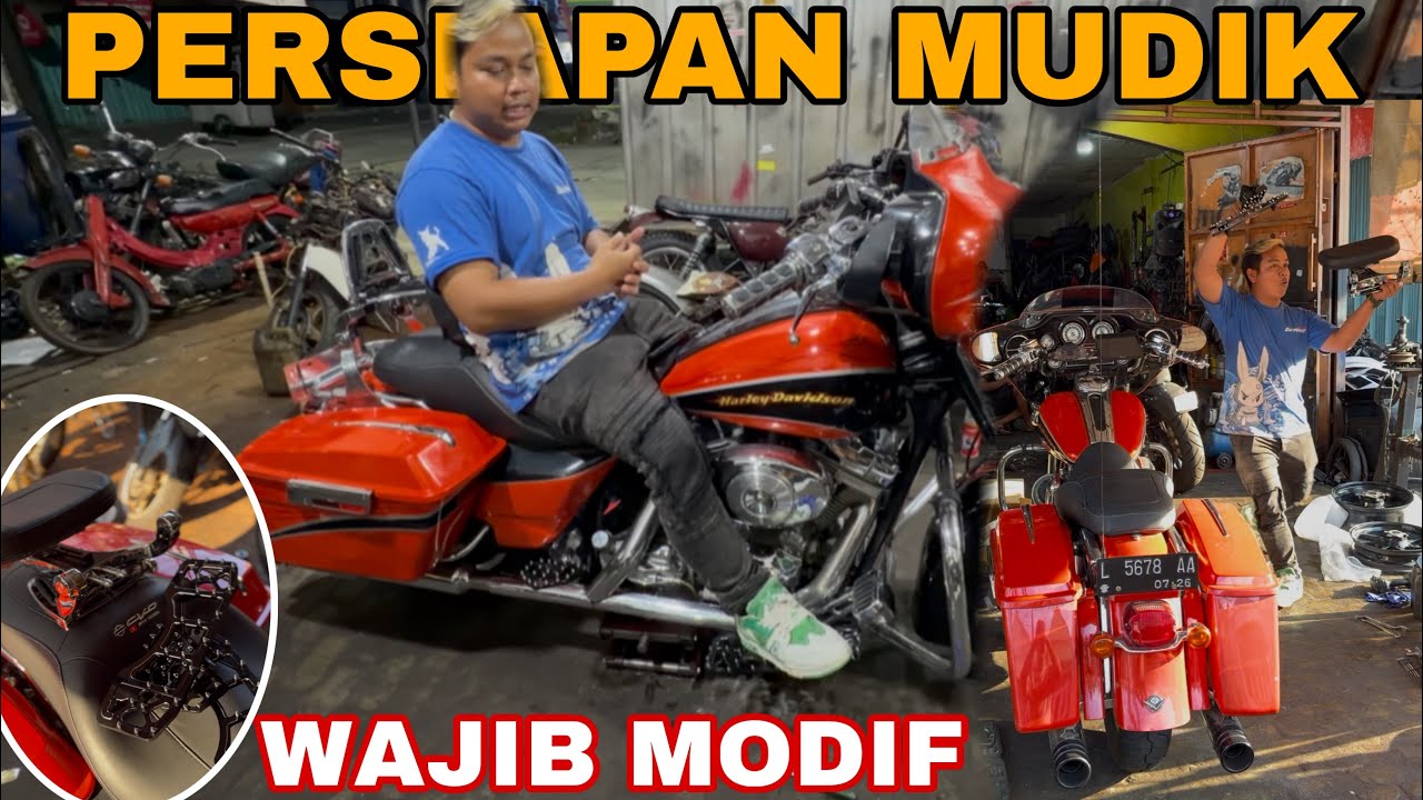 PREPARE MUDIK - TERNYATA SEGINI BIAYA MODIF HARLEY BIKIN BONCOS