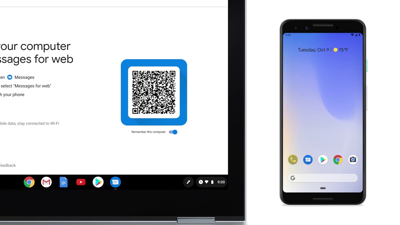 Pixelbook | How to Send and Receive Text Messages on Pixelbook