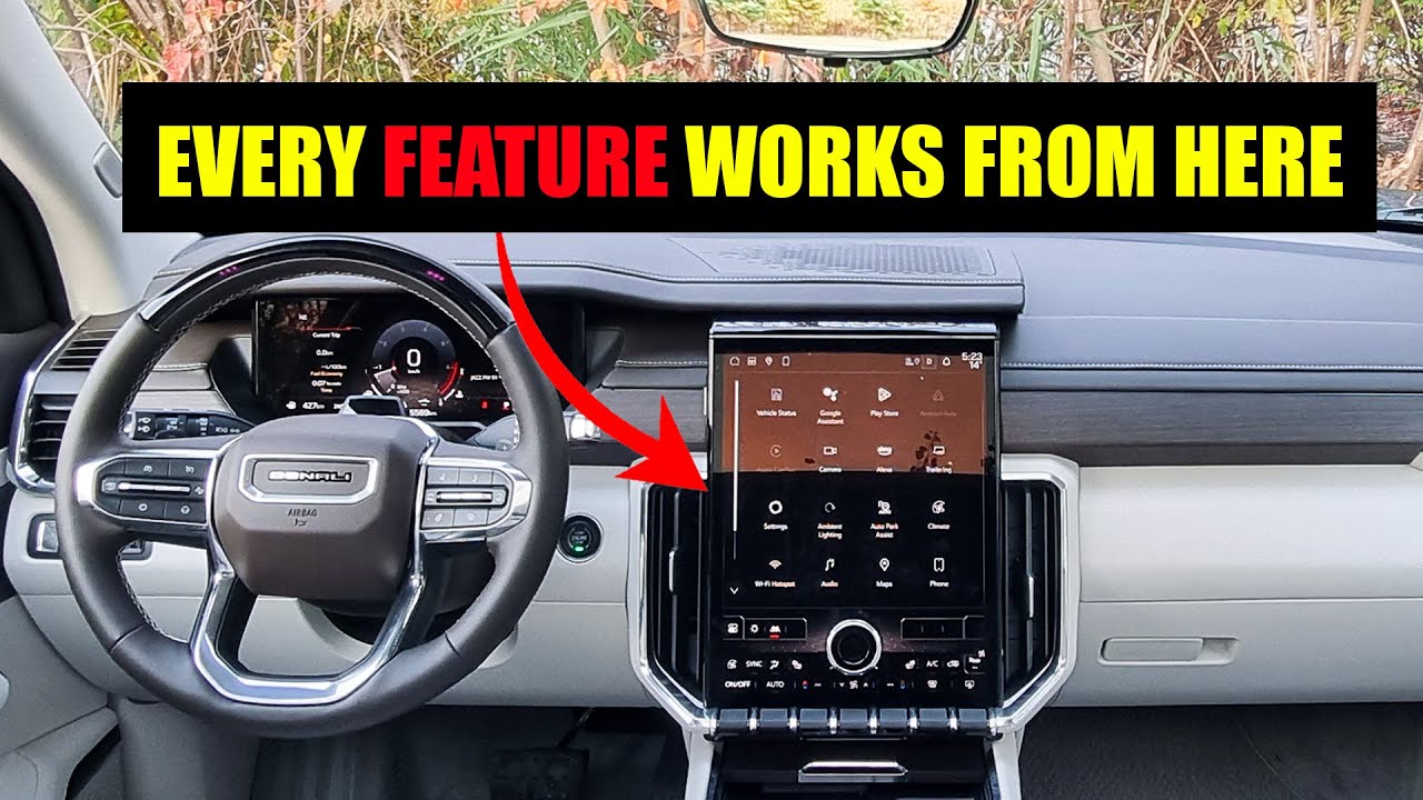 How To Use The Infotainment System on the 2024 GMC Acadia Denali