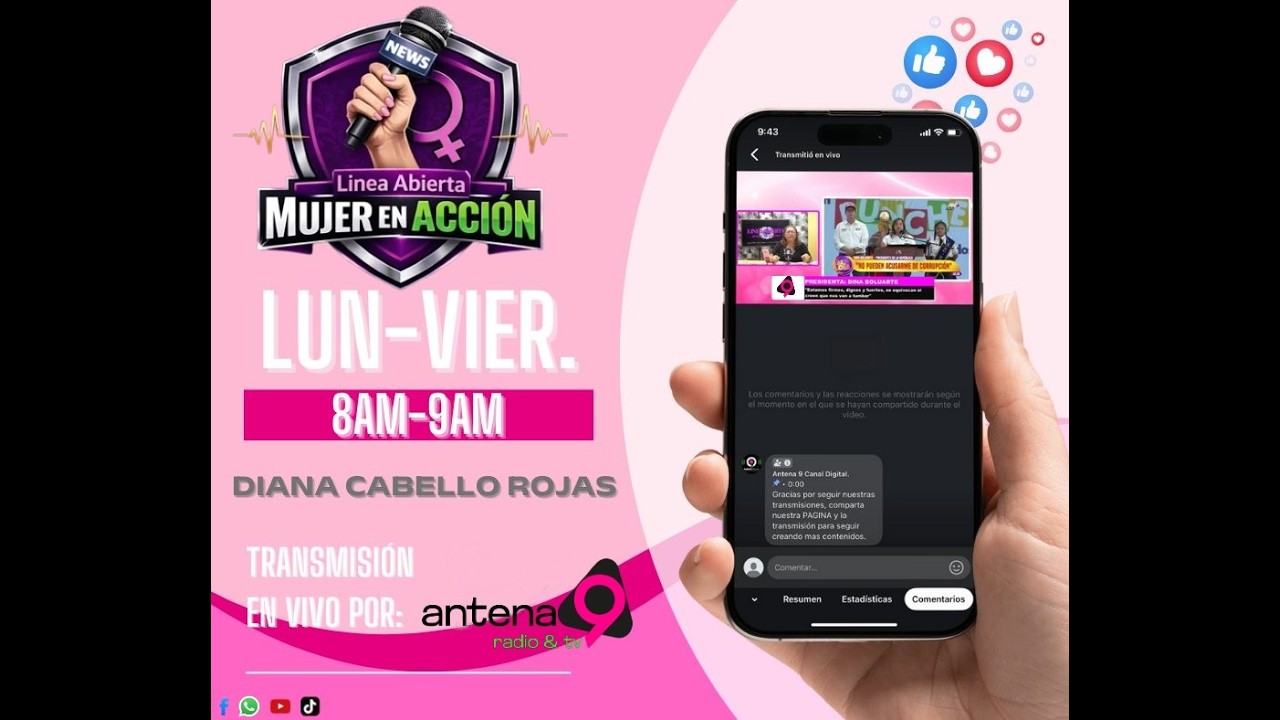 LÍNEA ABIERTA MUJER EN ACCIÓN   CONDUCCIÓN: DIANA CABELLO ROJAS   09/03/26