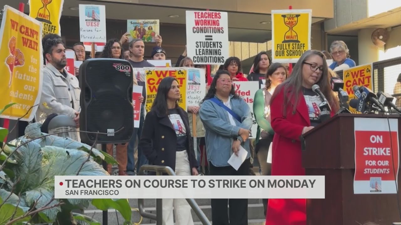 San Francisco teachers on course to strike Monday