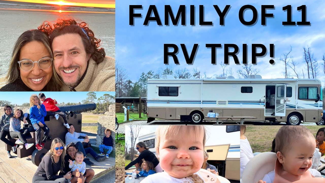 Florida RV Trip with Large Adoptive Family of 11! Full of Adventure and Fun!