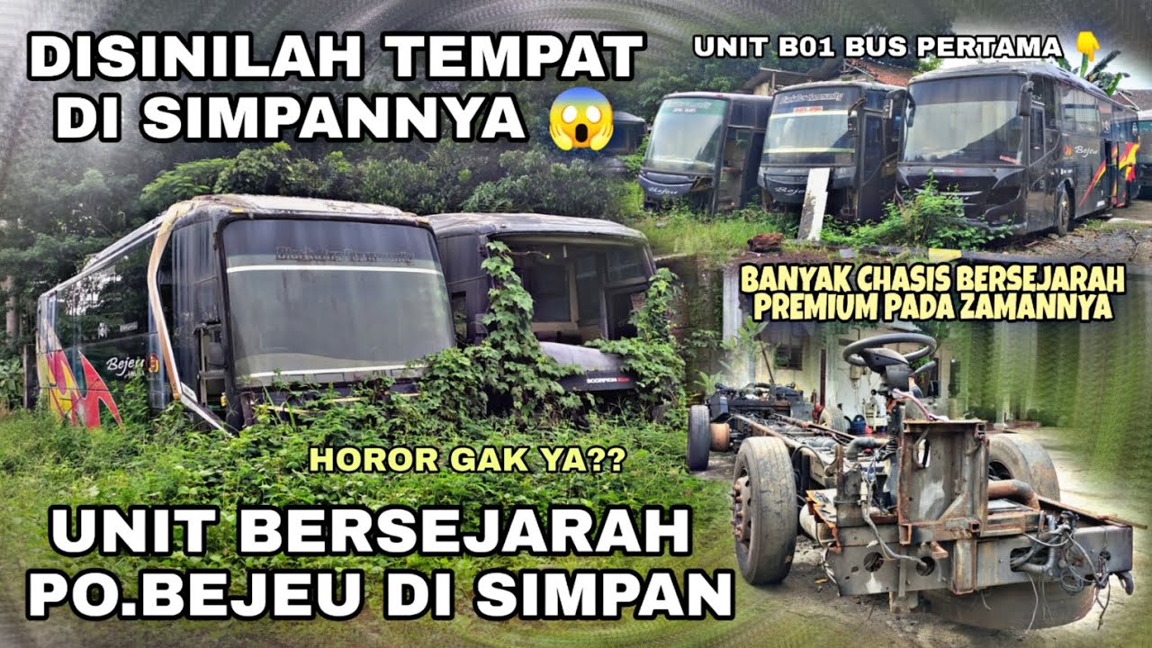 DISINI UNIT LAMA  (PO.BEJEU) DI SIMPAN 😱 ADA UNIT PERTAMA B-01 DI SIMPAN DISINI ❗BANYAK GOLDRAG ❓