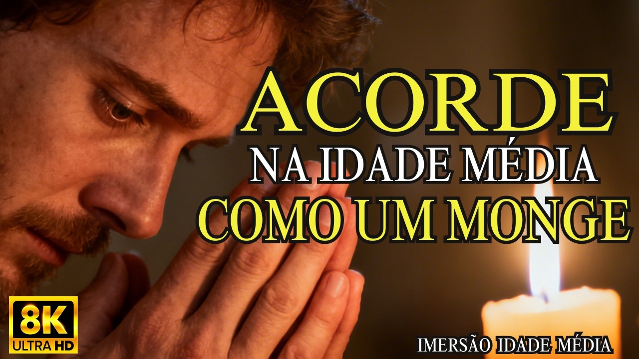 Você ACORDA Como MONGE na Idade Média – Silêncio, Orações e o Ritmo do Mosteiro l IMERSÃO 8K