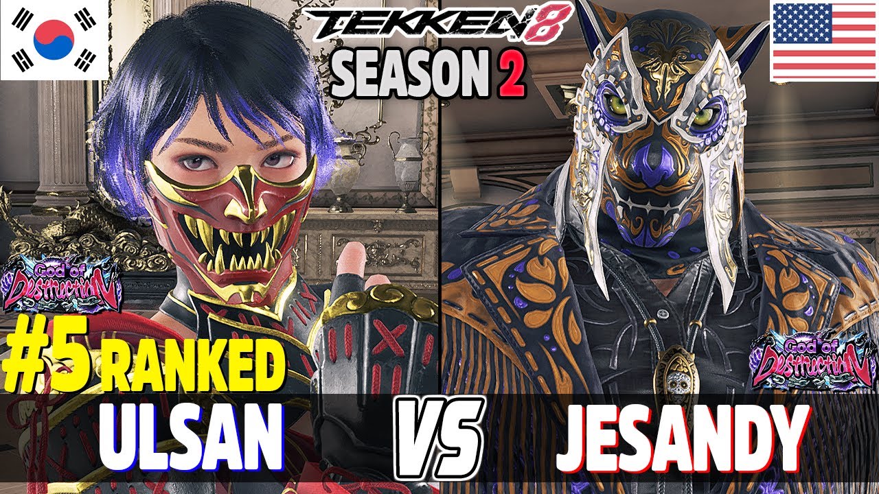 Tekken 8  ▰  ULSAN (#5 Ranked Reina) Vs JESANDY (King) ▰ High Level Gameplay!