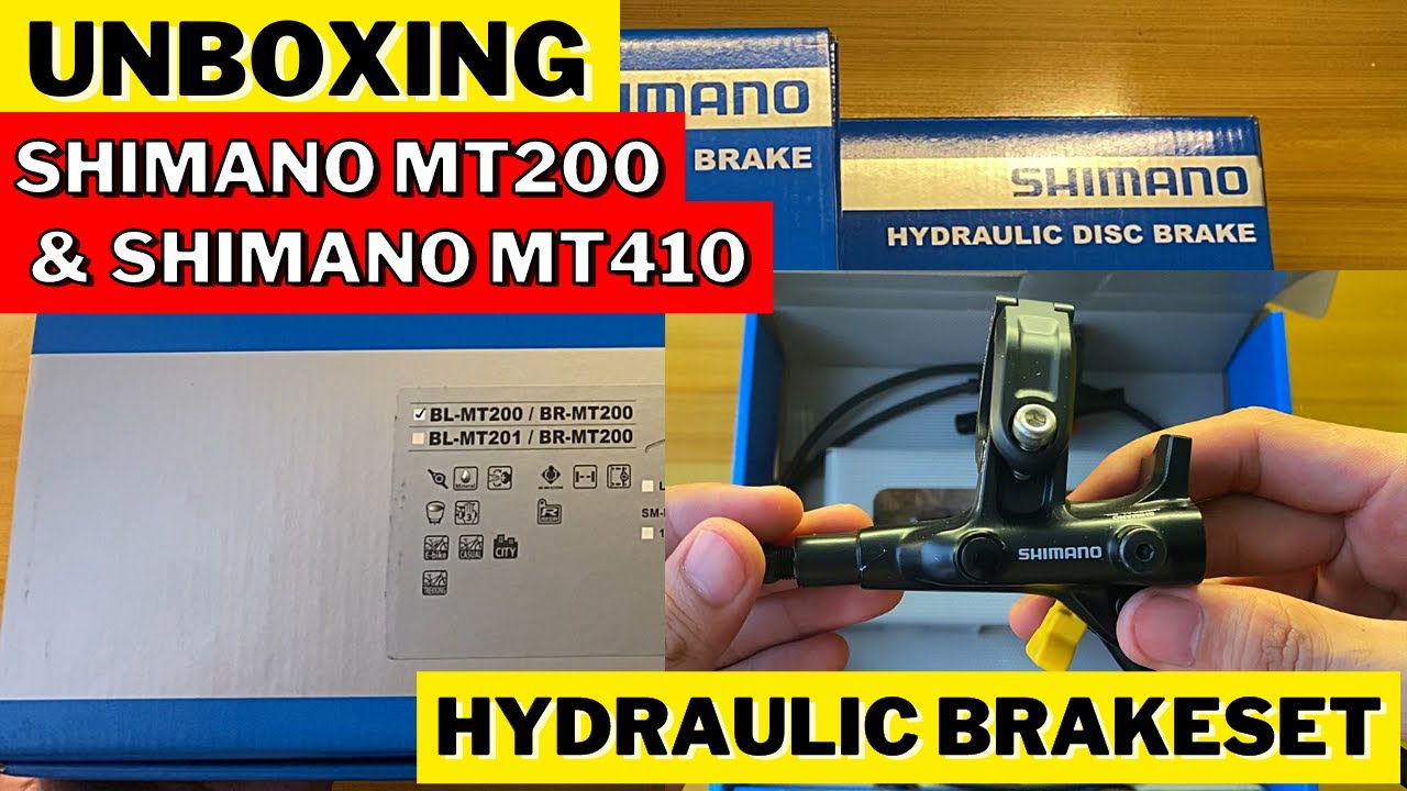 Shimano MT410 and MT200 Brakeset Unboxing 2022 | Noris Bikeshop