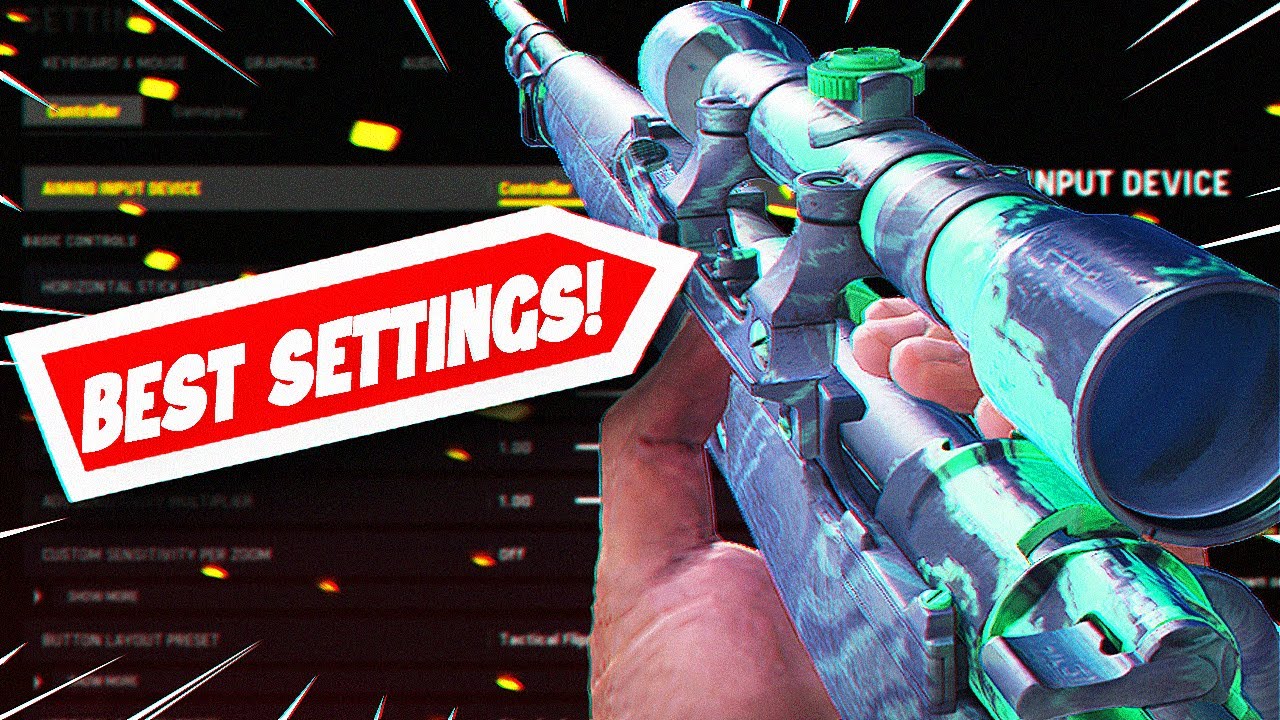 the BEST SETTINGS for sniping in Vanguard! (CONTROLLER SETTINGS!)