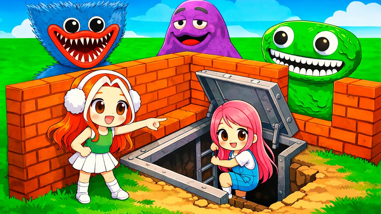 ROBLOX MAS CONSTRUA UM BUNKER PRA SOBREVIVER