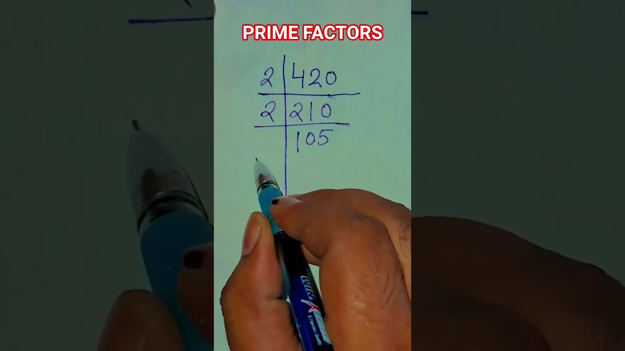 Prime factors of 420