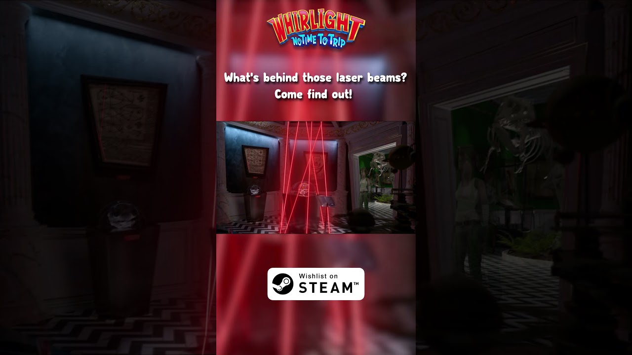 Whirlight - What's behind those laser beams? Come find out!