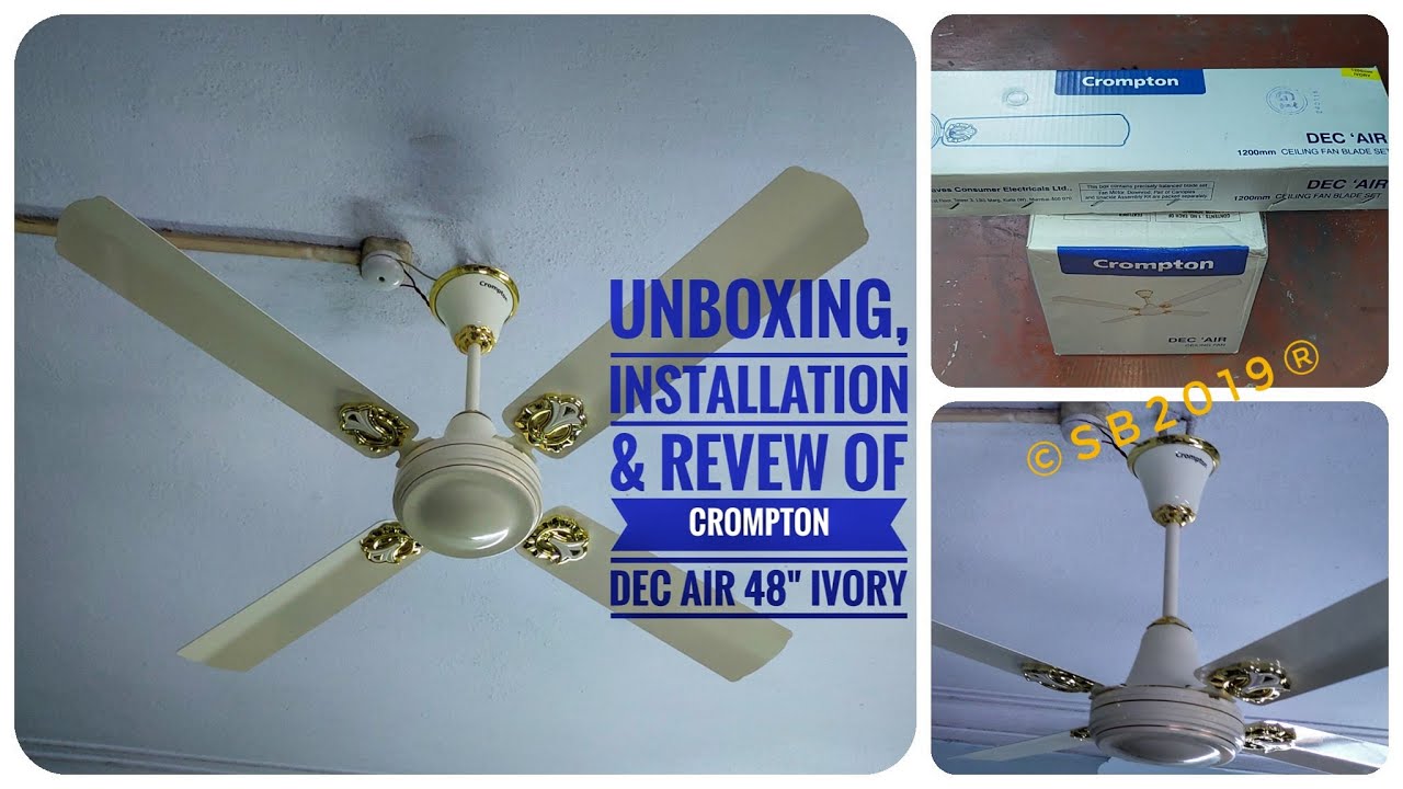 Crompton Dec Air 2019 Ivory (4 blade) 1200mm (48