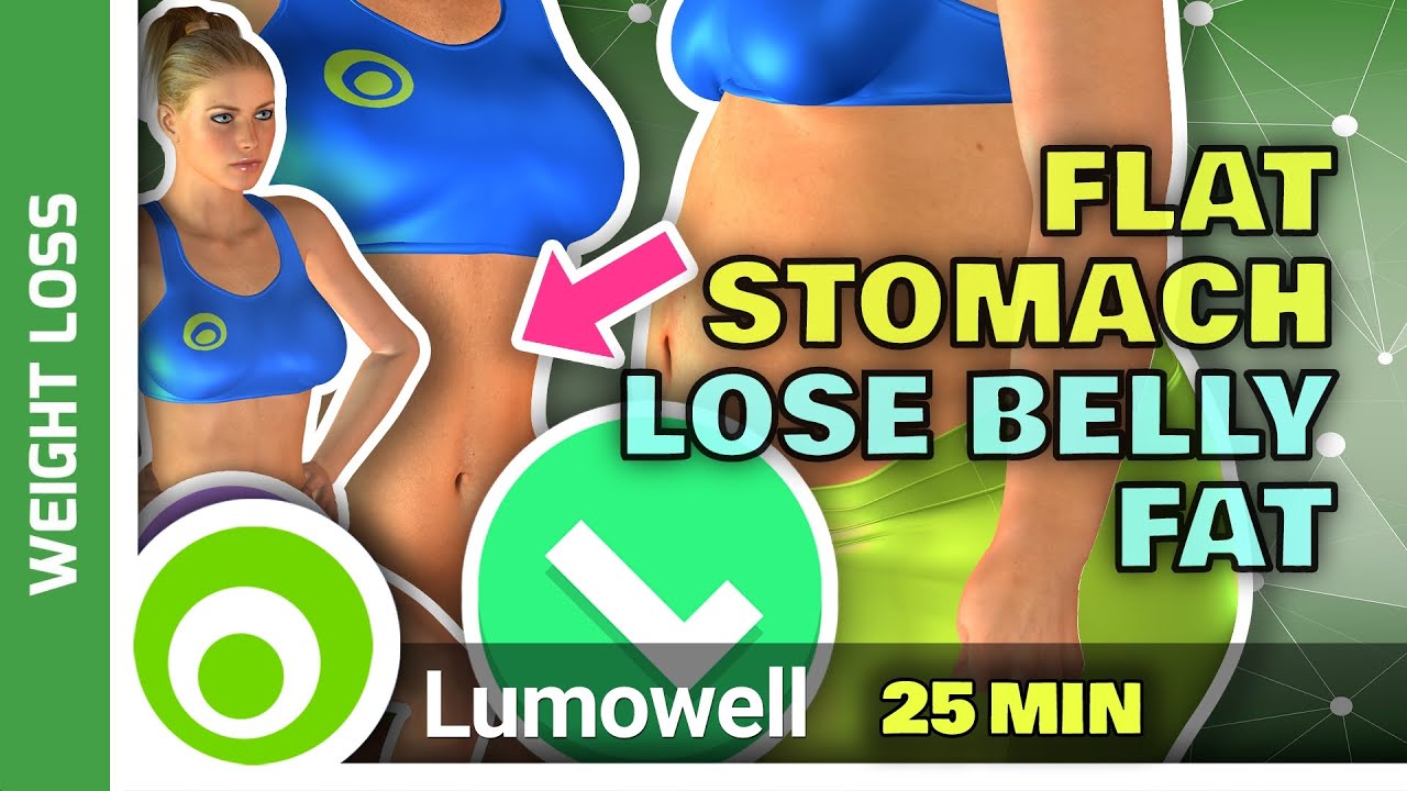 Flat Stomach! Exercises To Lose Belly Fat At Home