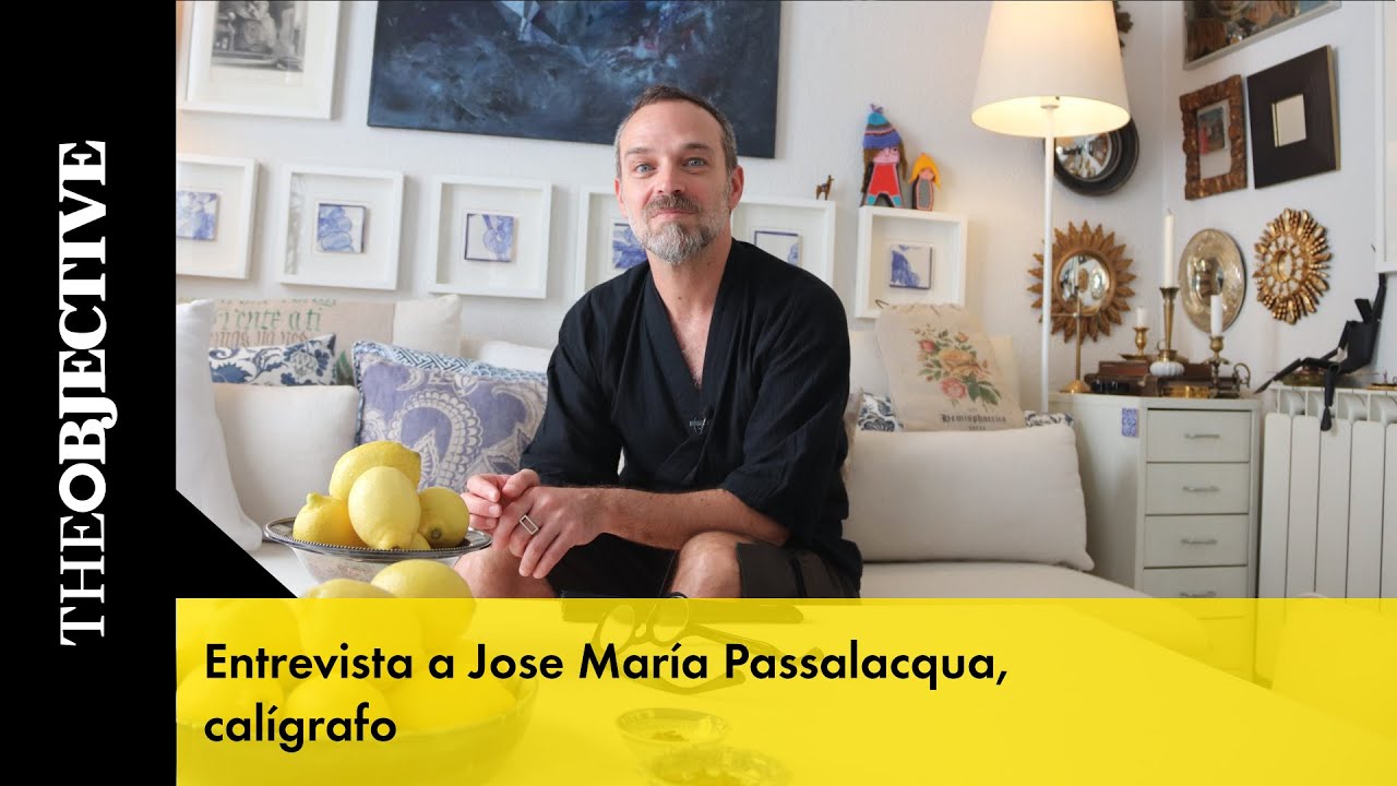 Entrevista a Jose Mar&iacute;a Passalacqua, cal&iacute;grafo