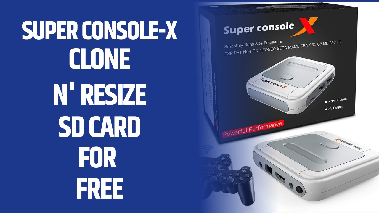 How To Copy Your Sd Card For The Super Console X Pro