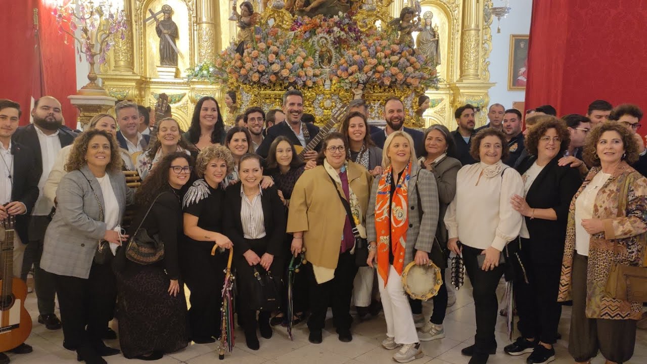 Campanilleros de la Aurora de Lébrija en Cantillana. 75° Dogma de la Asunción. 1 noviembre 2025.