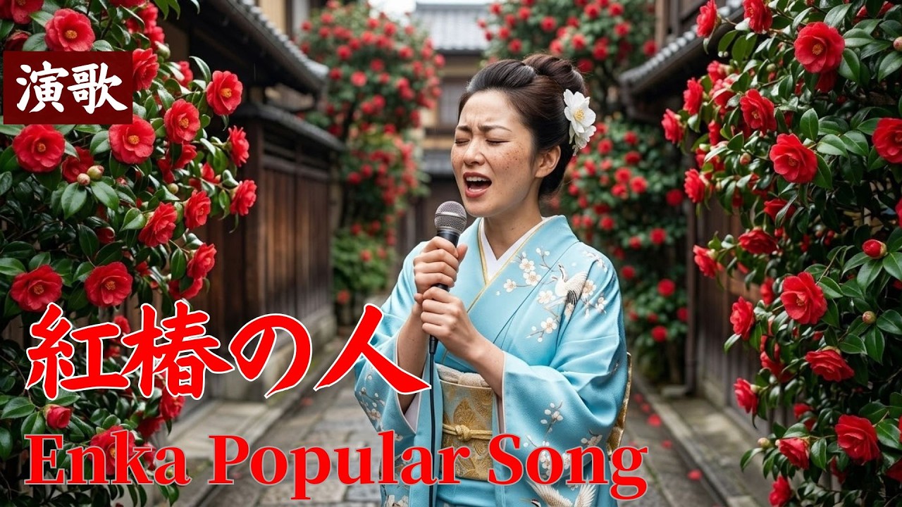 【AI演歌】紅椿の人 / 詩音心音　💖日本の演歌💖心に残る演歌