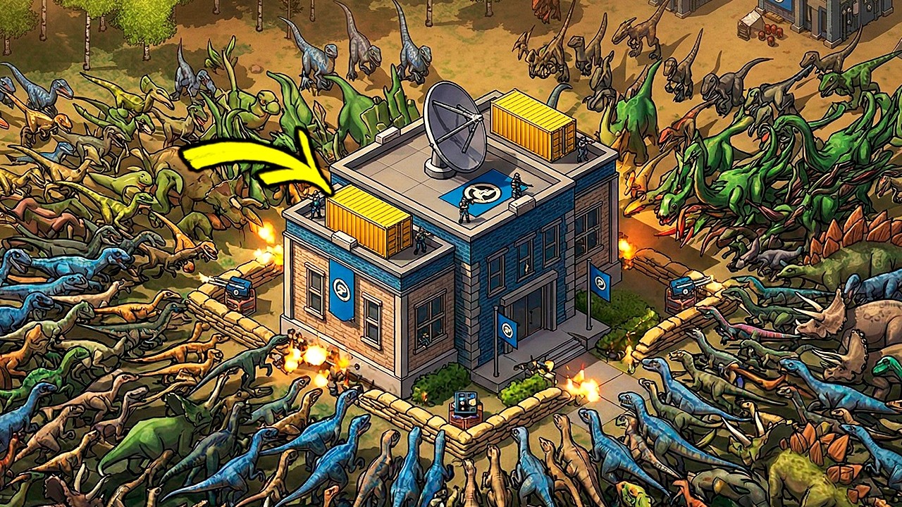 DEFENDENDO MINHA BASE CONTRA 1.000 DINOSSAUROS! JOGO INCRÍVEL! Repterra