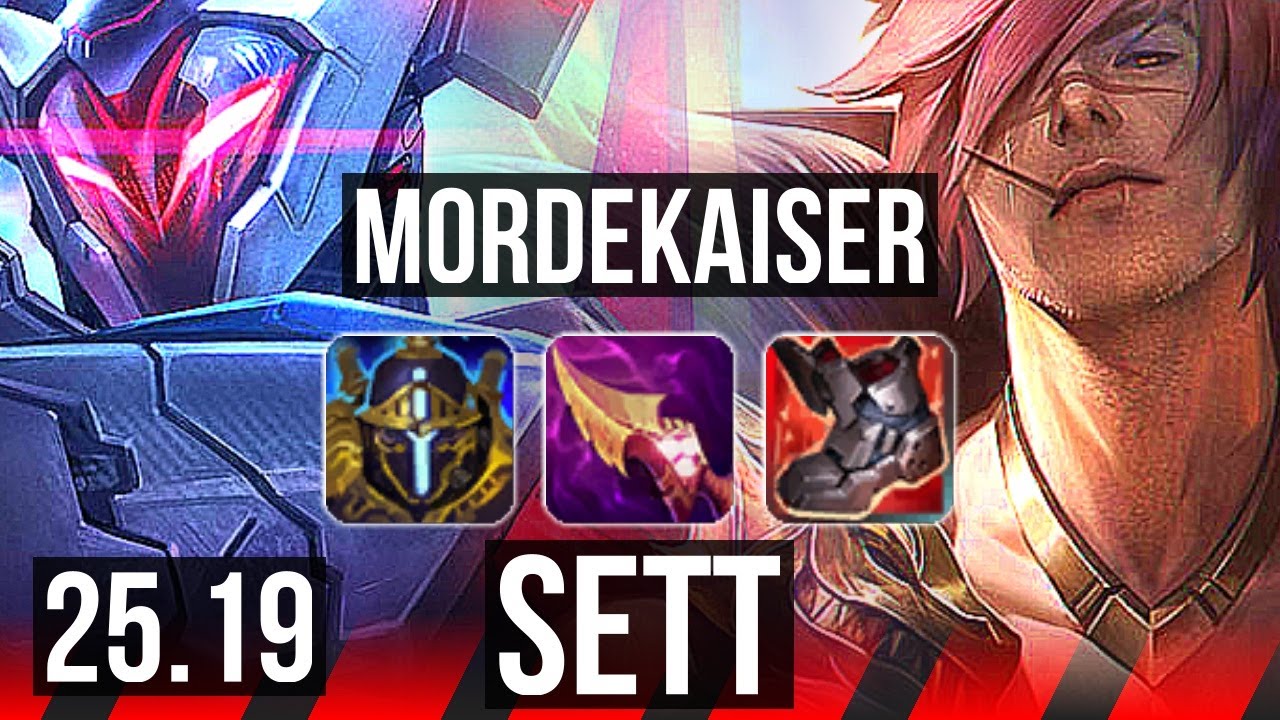 MORDEKAISER vs SETT (TOP) | EUW Diamond | 25.19