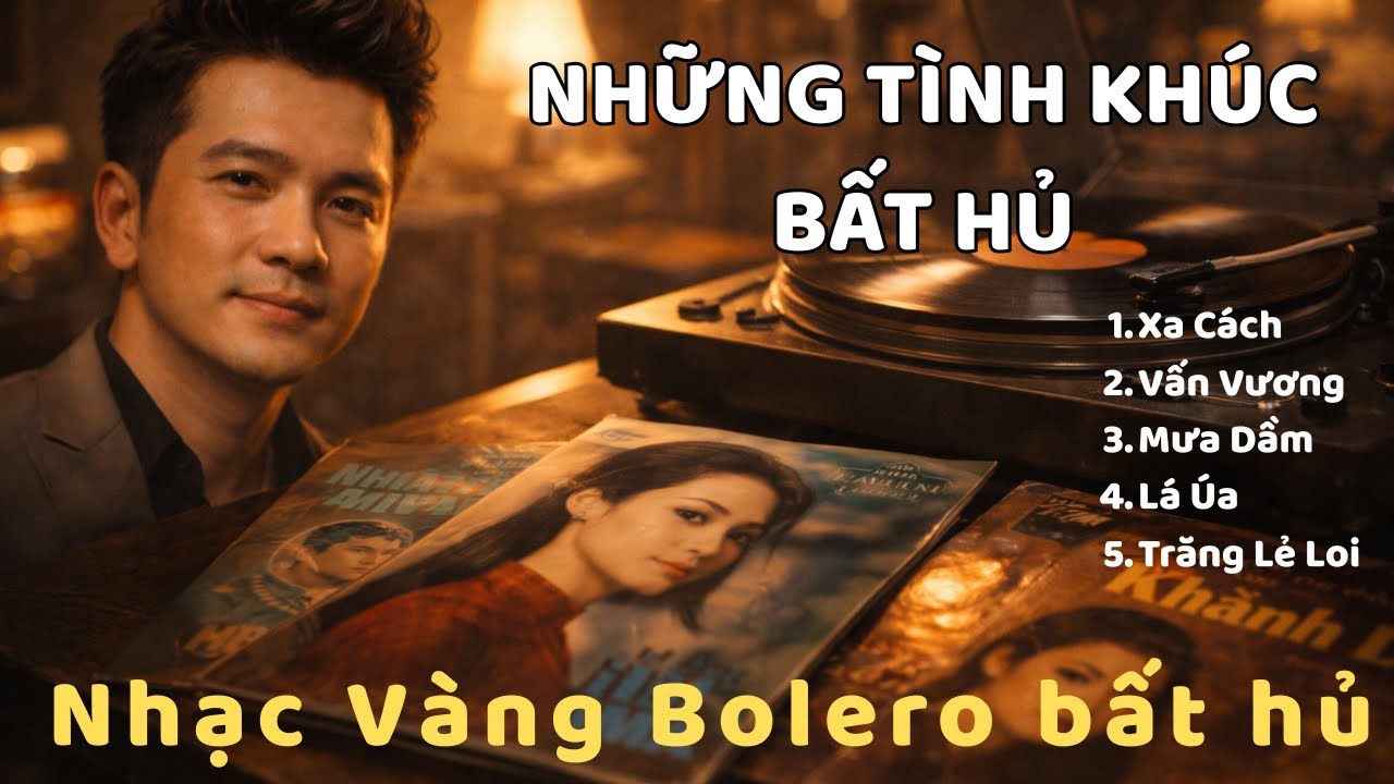 TÌNH KHÚC BẤT HỦ | Album Nhạc Vàng Trước 1975 Giọng Nam (Bolero, Boston, Rumba) - TÌNH KHÚC VÀNG